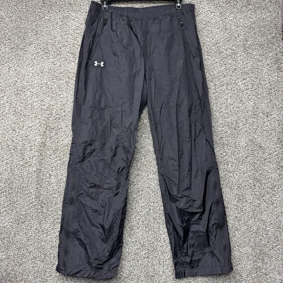 Under Armour Storm Pants Mens XL Waterproof All Weather Cold Gear Windbreaker - Picture 1 of 16